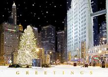 #7076<br>Wrigley BuildingChicago Christmas Card