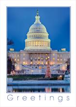 #6542<br>Greetings from D.C.Washington, D.C. Christmas Card