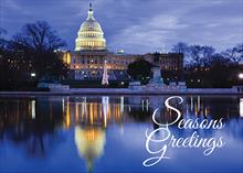 #7736<br>Capitol ReflectionsWashington, DC Christmas Card
